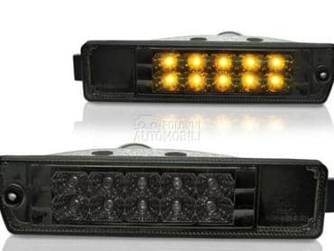 Crni LED migavci za Volkswagen Golf 2, Jetta