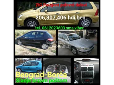 Peugeot 206 - kompletan auto u delovima