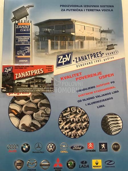 Auspuh, lonac za sva vozila