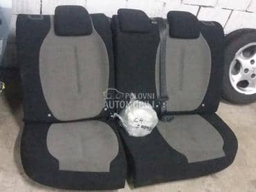 Zadnja klupa sa pojasevima za Citroen C4