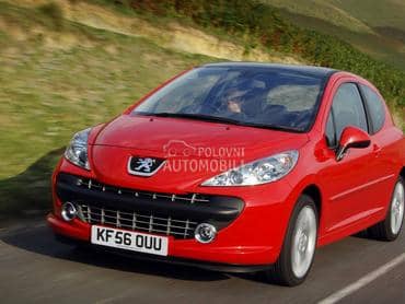 Vrata crvena za Peugeot 207