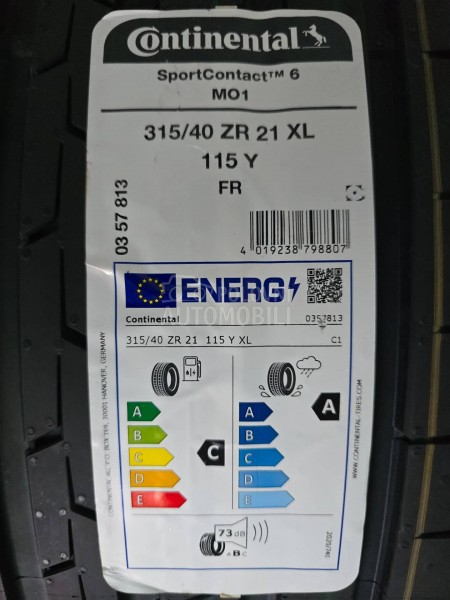 Continental 315/40 R21 Letnja