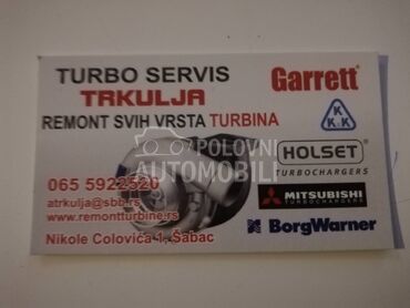 Turbina za Renault Laguna od 2001. do 2018. god.