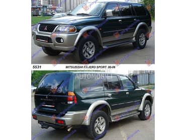 lajsne za Mitsubishi Pajero od 1998. do 2006. god.