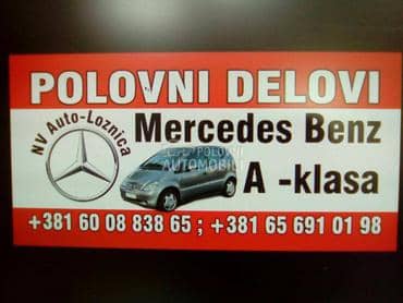 Delovi mercedes A klasa od 1998. do 2008. god.