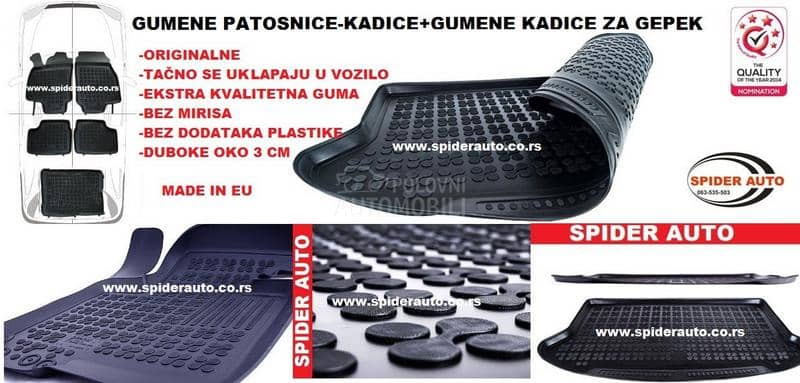 Patosnice i kadica gepeka set