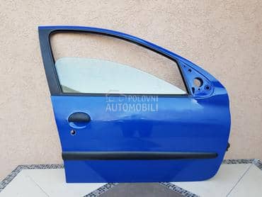 Vrata prednja desna plava za Peugeot 206