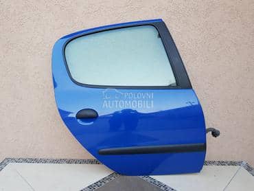 Vrata zadnja desna plava za Peugeot 206
