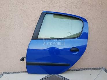 Vrata zadnja leva plava za Peugeot 206