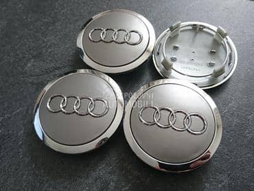 Cepovi za felne 69mm SREBRNI za Audi TT, A2, A3 ...