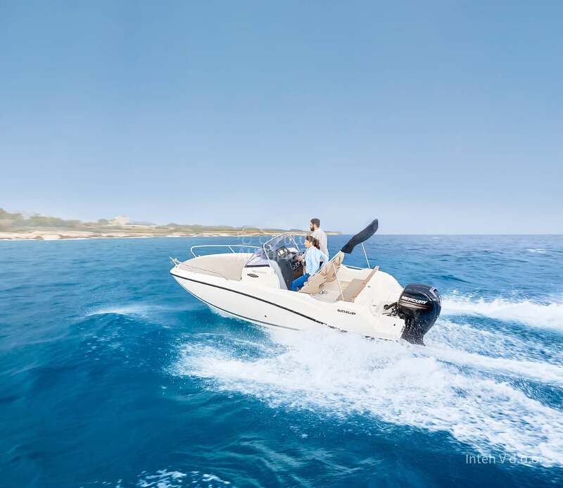 Quicksilver 605 Sundeck i Mercury 115