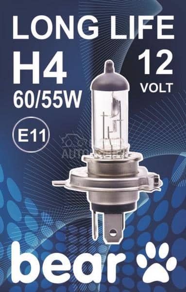 HALOGENA SIJALICA H4 LONG LIFE