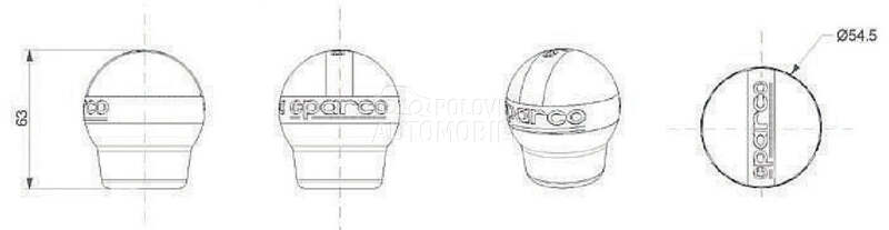 SPARCO RUČICA MENJAČA 0101