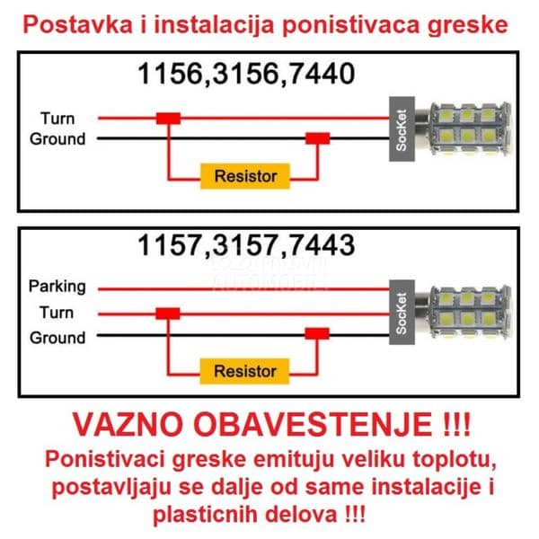 LED PONISTIVAC GRESKE 25W/25oh