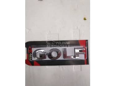 Natpis za Volkswagen Golf