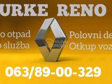Polovni delovi za Renault RX, Clio, Espace ... od 2000. do 2020. god.