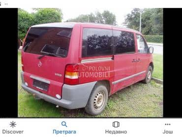 Mercedes vitoauto u delovima