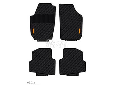 Tipske Gumene Patosnice Fabia za Škoda Fabia od 2001. do 2014. god.