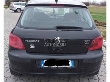 Zadnji branik crni za Peugeot 307