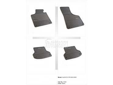 Tipske Gumene Patosnice A3 8P za Audi A3 od 2003. do 2012. god.