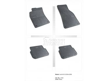 Tipske gumene patosnice A6 C6 za Audi A6 od 2004. do 2006. god.