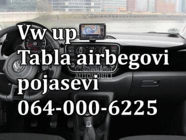 airbag, pojasevi, tabla za Volkswagen up!