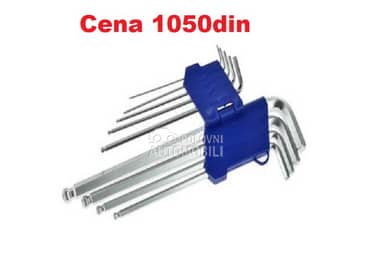 Imbus ključevi 1.5-10mm 9 kom  