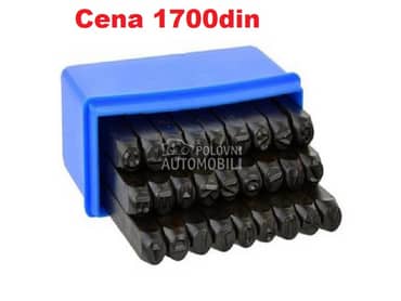 Slova za ukucavanje 6 mm  