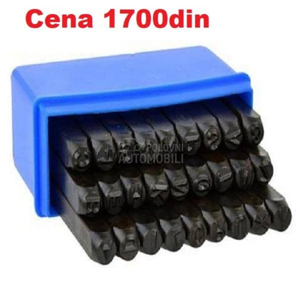 Slova za ukucavanje 6 mm