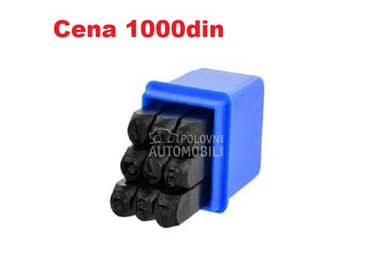 Brojevi za ukucavanje 6 mm  