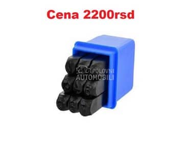 Komplet brojeva i slova 6mm  