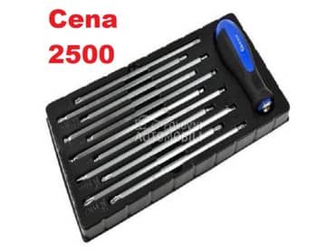 Odvijač s izmenjivim vrhovima  