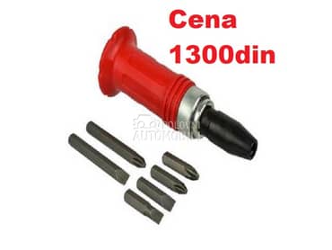 6kom udarnih srafcigera+dodaci  