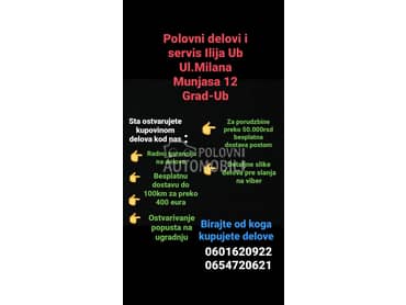 Škoda Fabia -  kompletan auto u delovima