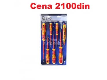 izolovani elekt.odvijaci 7kom  