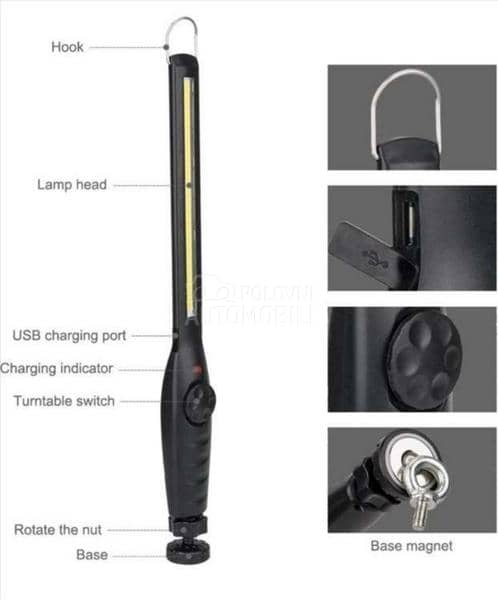 Lampa za automehanicare duza