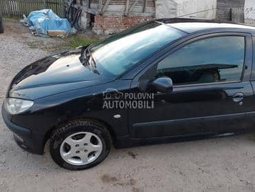 Vrata leva crna za Peugeot 206