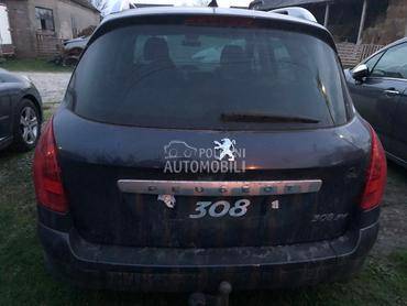 Zadnji branik hedzbeg i SW za Peugeot 308, 206, 207 ... od 2006. do 2014. god.