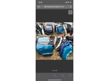 sva limarija/ vrata/ krila/ za Mercedes Benz A Klasa, A 140, A 150 ... od 1997. do 2012. god.