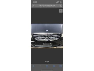 maska hauba /vise modela w169 za Mercedes Benz A Klasa, A 140, A 160 ... od 2004. do 2012. god.