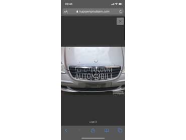 maska haube w169 za Mercedes Benz A 140, A 150, A 160 ... od 2004. do 2012. god.