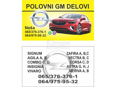 ZAFIRA A B za Opel Zafira od 2000. do 2014. god.