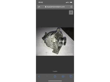 alternator dizel w169 w245 za Mercedes Benz A Klasa, A 140, A 150 ... od 2004. do 2012. god.