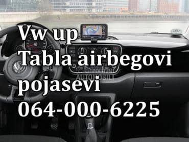 VW UP airbag,tabla,pojasevi za Volkswagen up!