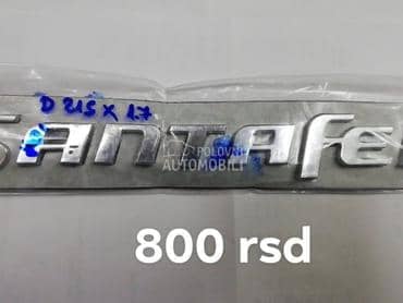 auto oznaka natpis santafe za Hyundai Santa Fe