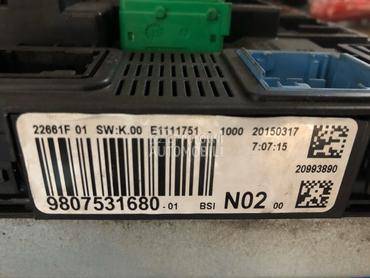 BSI za Peugeot 2008, 206, 208 ... od 2000. do 2021. god.