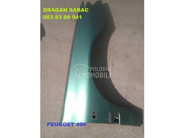 Blatobran i krilo za Peugeot 307 od 1996. do 2009. god.