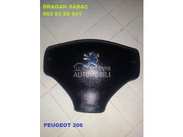Vazdušni jastuk - airbag za Peugeot 206, 106, 207 ... od 1996. do 2009. god.