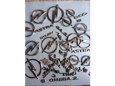 Znakovi i natpisi za Opel Zafira, Agila, Insignia ...