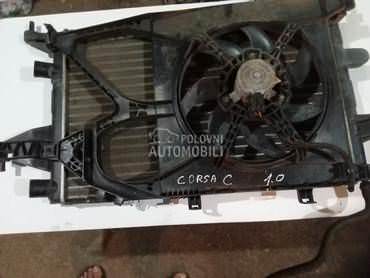 hladnjaksa ventilatorom 1,0 za Opel Corsa C od 2001. do 2004. god.